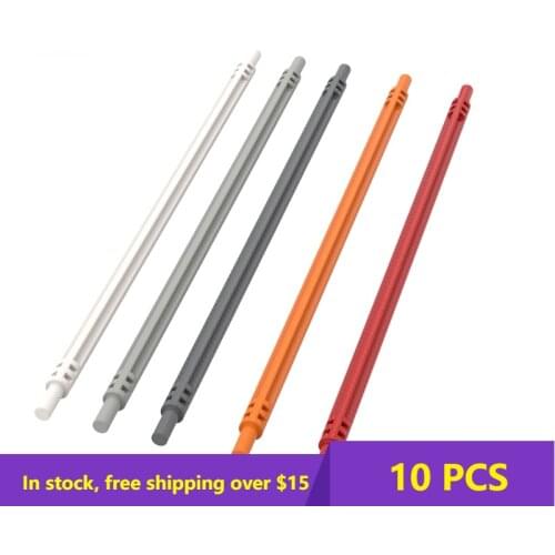 10PCS MOC Bricks Compatible Assembles Particles 32235 1x19 soft cross shaft Building Blocks Parts DIY Educational Parts Toys