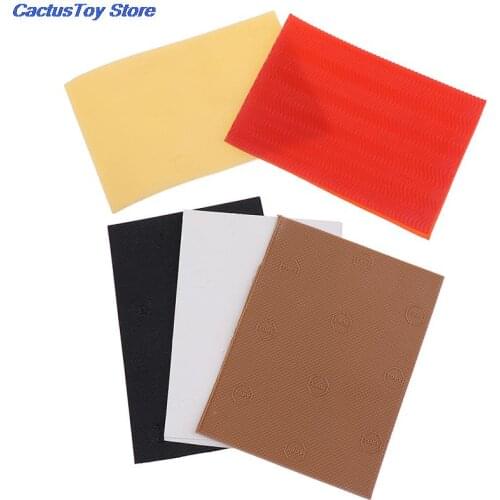 Doll Shoes Sole Material 2mm Thick DIY Making Dolls Shoes Accessories Handmade Cowhide Sole Kids Toys Birthday Gifts 12.5*9.5cm