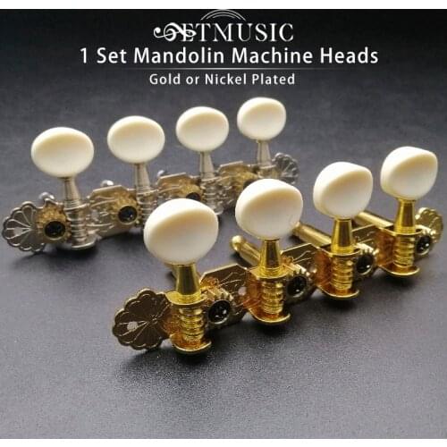Mandolin Tuning Keys Machine heads Tuners Tuning Keys Pegs for Mandolin Instrument Gold/Nickel Plated
