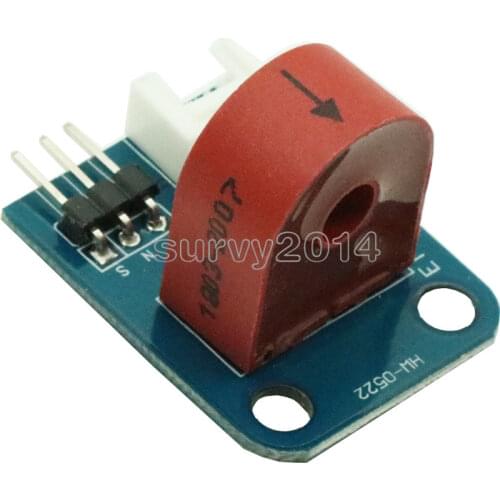 Analog Current Meter Module AC 0~5A Ammeter Sensor Board for Arduino Based On TA12-100 3PIN Interface Sensor Brick 5V I/O DIY