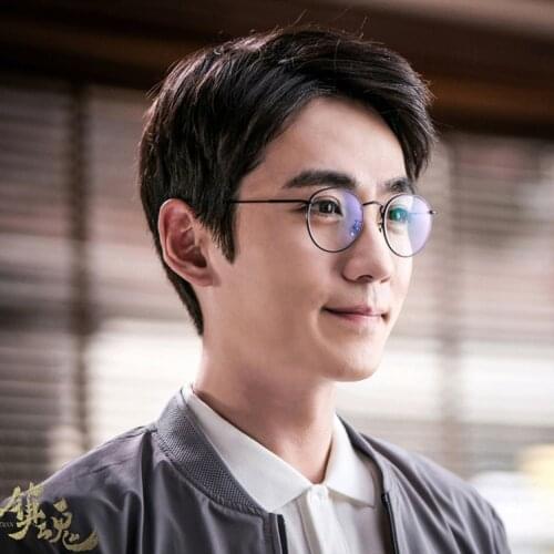 New Fashion Classic Black Glasses Anti-blue Light Radiation Computer Glasses Without Prescription Flat Mirror Male