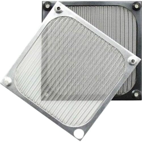New Main Chassis 120mm Computer Fan Dustproof Filter Metal Protection Net Aluminum alloy Removable Washable Cooling Accessories