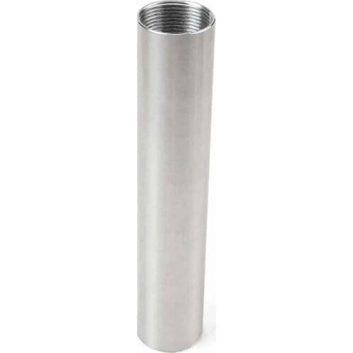Machined Aluminum Tube FOR SOLVENT TRAP/FUEL FILTERS KIT 1-1/2"x 6" To 9mm and .45ACP, Napa 4003 Wix 24003