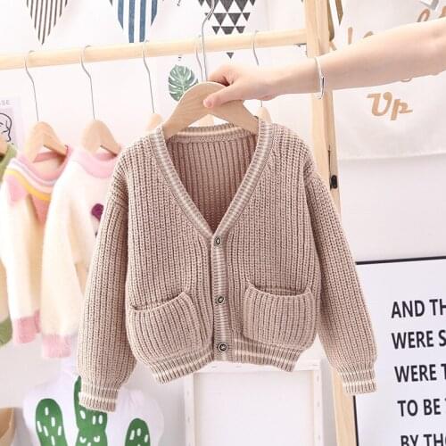 Autumn Winter Sweater for Baby Girl Boy Cardigan Children Clothing Baby Sweater