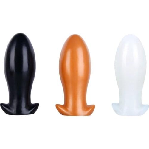 Super Huge Butt Plug Liquid Silicone Anus Dialtor Anal Plug Sex Toys For Women Men Prostate Massager Vagina Expander Big Dildo