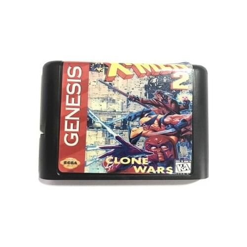 X-MEN 2 CLONE WARS For Sega Mega drive 16 bit MD Games Card For Sega Mega Drive For Genesis