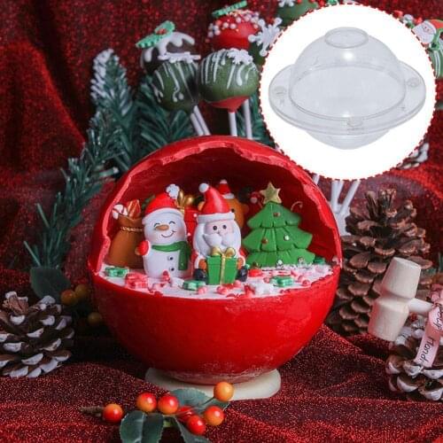 1PC Plastic 3D planet ball craft mold making tool For for Making Hot Confectionery Bomb Baking Chocolate Mousse F1W9