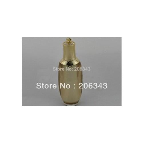 50ML GOLD acrylic crown shape pump lotion bottle,cosmetic container,press pump bottle ,Cosmetic bottle Cosmetic Packaging