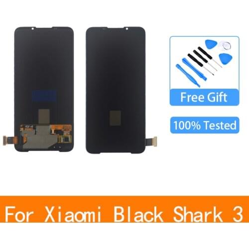 AMOLED 6.67" For Xiaomi Black Shark 3 LCD Display Touch Screen Assembly Replacement Accessories For Shark3 KLE-H0, KLE-A0 LCD
