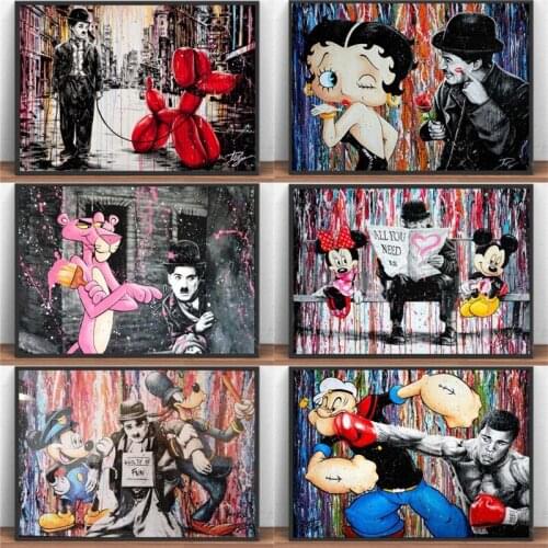 DIY 5D Diamond Painting Disney Mickey Mouse Cross Stitch Kit Full Square Embroidery Mosaic Art Picture of Rhinestones Wall Decor