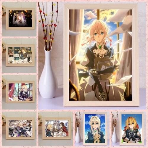 Anime Violet Evergarden from zero Anime placed or hung picture frame painting decorative painting