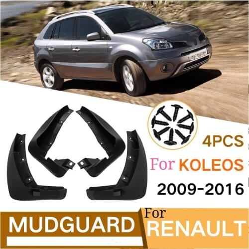 For Renault Koleos 2009-2016 High quality Mudflaps Mud Flap Fender Splash Guards Mud Flaps Mudguards car Accessories
