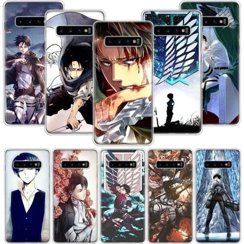 Attack On Titan Levi Phone Case for Samsung Galaxy A51 A71 A50S A20E A30 A40 A70S A10S A01 A21 A41 A52 A20S A6 A7 A8 A9 Cover