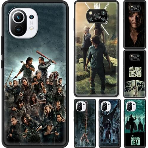 Phone Cover For Xiaomi Poco F3 M3 X3 NFC F1 Shell Smartphone Case for Mi Note 10 Pro Lite Guscio Fundas Hot TV The Walking Dead