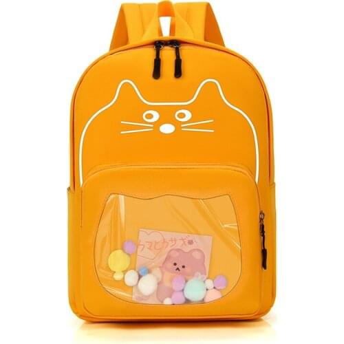 Childrens School Bag for Girls Primary Cute Cartoon Animals Patterns Backpack for 2021 Summer New Fashion Waterproof Satchel