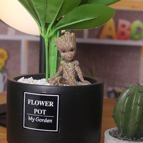 Star Wars Disney Marvel Avengers Guardians Of The Galaxy Groot Figure Sitting 6 Cm Table Decoration Birthday Gift