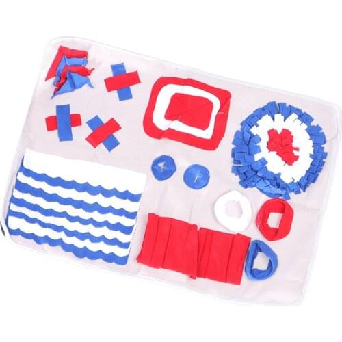 Dog Snuffle Mat Puzzle Toys Increase IQ Slow Dispensing Feeder Training Games