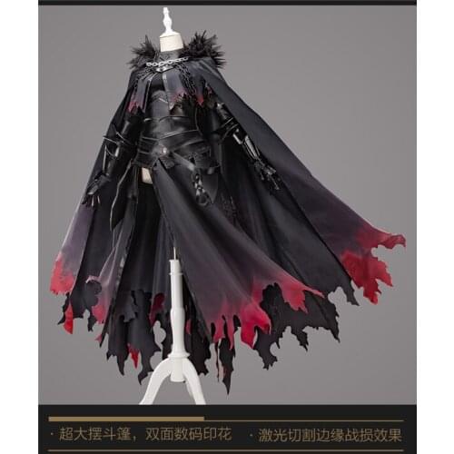 Anime 2019 Fate Grand Order cosplay costume FGO black Jeanne d'Arc Initial Stage dress armors A
