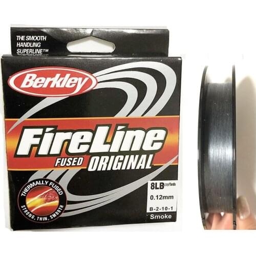 Fireline Fused Braid 109yards Smoke 6LB8LB10LB12LB15LB Multifilament fishing line for Beading Pesca Seed Beads Fire FishingLine