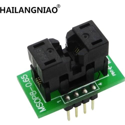 MSOP8 to DIP8 MCU Test IC socket Programmer adapter Socket
