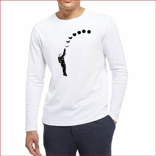 TARCHIA Free Shipping Pullover Shoot Logo Tops T Shirt Men Clothing Tees Long Sleeve T-Shirt Pure Cotton Plus Women Wear