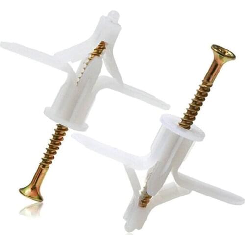 Drywall And Hollow-Wall Anchor Assortment Kit, Anchors, Screws, Wall Anchor Hooks, And Hollow-Door Toggle Anchor