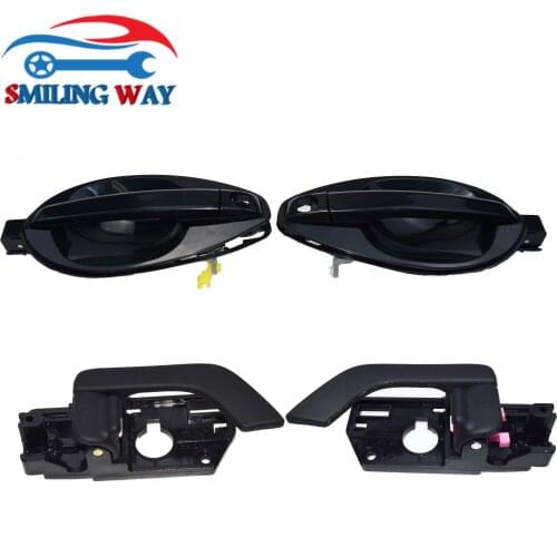 Outside Inside Door Handle Left Right LH RH 82650-2C000 82660-2C000 For Hyundai Tiburon 2.0L 2.7L 2003 2004 2005 2006 2007 2008