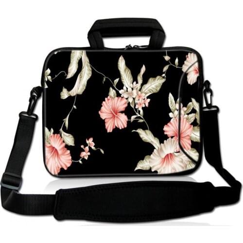 Flower Laptop Shoulder Bag Sleeve Case For Apple Macbook Air Pro Retina 13 14 15 Cover For Xiaomi HP DELL Mac book 16 Notebook