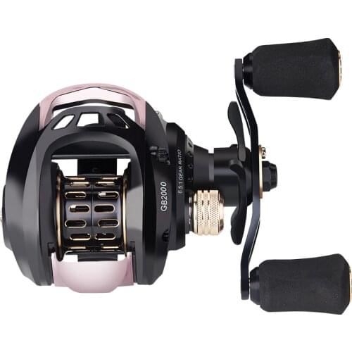 New 2020 Lightweight Fishband Baitcasting Reel 6.5:1 Carp Bait Cast Casting Fishing Reel For Trout Perch Tilapia Fishing Tackle