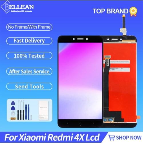 Catteny AAA 5.0inch Display For Xiaomi Redmi 4X Lcd With Touch Panel Screen Digitizer Assembly Repair Parts With Frame Free Ship