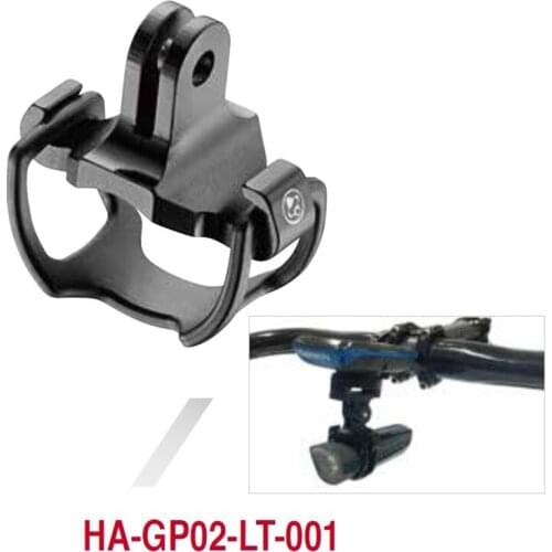 FOURIERS HA-GP02 Bike Light Mount Holder for Garmin Bryton Computer Mounnt & Gopro Adapter Cateye Alloy 6061-t6