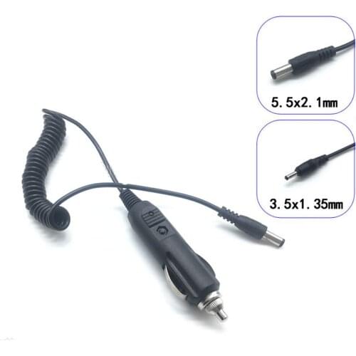 Car speaker power cord 12V charging cigarette lighter plug to DC plug subwoofer plug 24V car speaker cable 1.5 meters