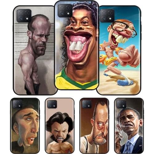 Funny Funny Superstar Silicone For OPPO AX7 A1K A94 A93 A92S A73 A72 A53S A52 A32 A31 A12E A11X A9 A5 2020 Soft Phone Case