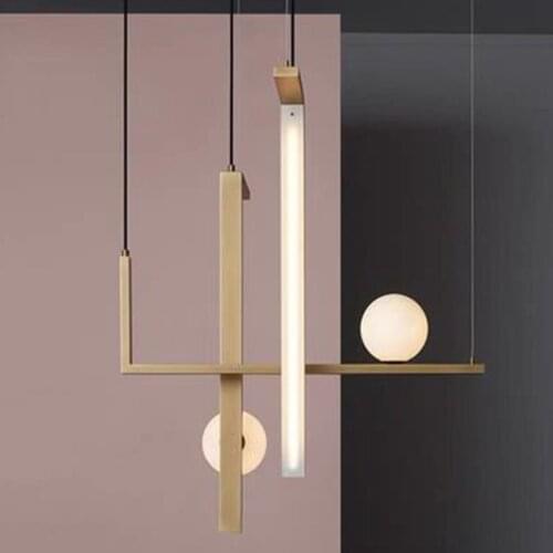 Modern glass ball hanging lamp kitchen chandeliers bathroom fixture living room decoration nordic decoration home avizeler