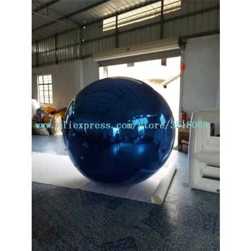 PVC party decoration giant hanging inflatable mirror ball