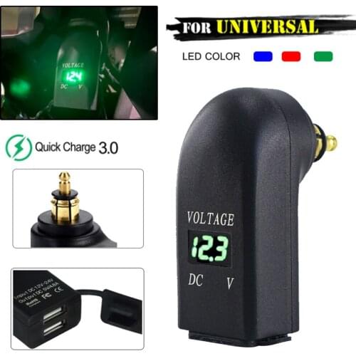 Motorcycle Dual USB Charger Power Adapter Cigarette Lighter Hella DIN Socket For BMW F900XR F800R R1250RT R1150RT R1200RT S1000R