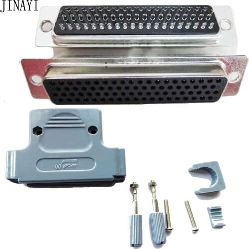 10pcs 78 pin DB78 4 Rows Welding Cable with Plastic cover Connector Socket Adapter