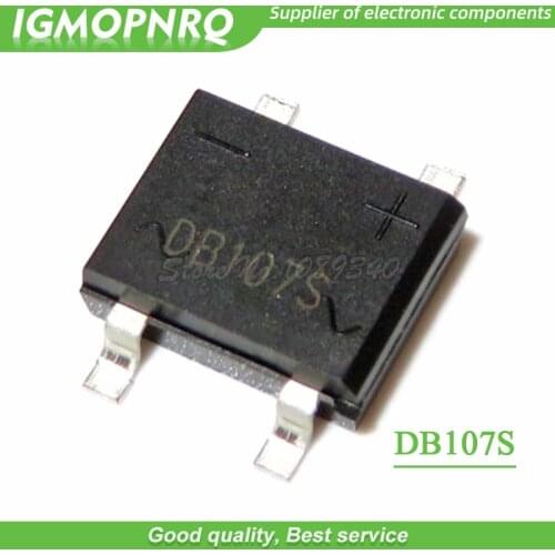 10pcs DB107S DB107 2A 1000V Bridge Rectifiers 1A 1000V new original
