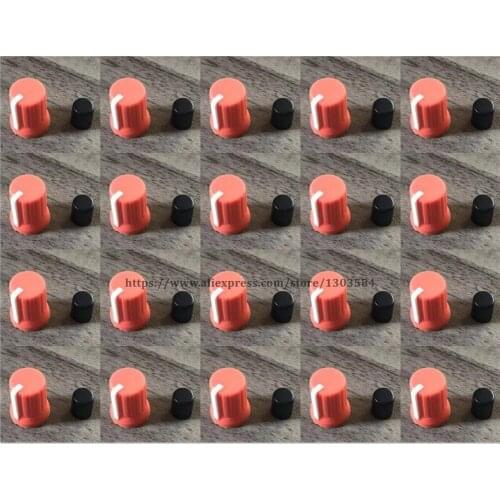 20PCS Orange Rotary Control Knob For Pioneer XDJ-RX R1 RZ AERO DJM-T1 S9 DIY DJ
