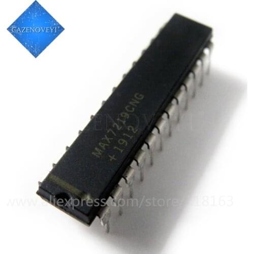 5pcs/lot MAX7219CNG MAX7219 DIP-24 In Stock
