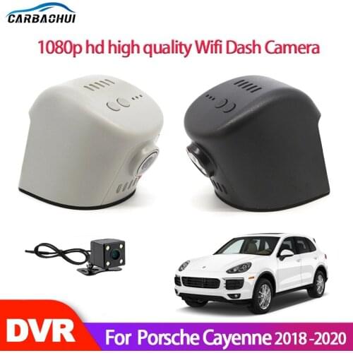Car Wifi DVR Driving Video Recorder Dash For Porsche Cayenne 2018 2019 2020 Novatek 96658 Night vision high quality HD 1080P