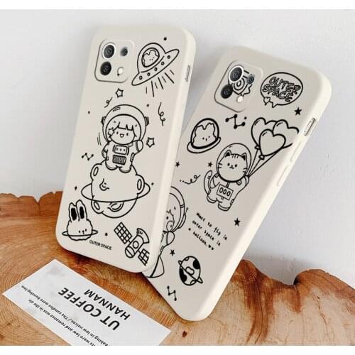 Stars With Gentle Lines Phone Case For Xiaomi Mi 11 10T 10 lite 9T Note 10 Redmi Note 10 9 9T 8 8Pro 7 7Pro 9 9A K40 K30 Cover