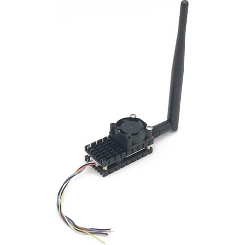 Long distance Over 2Km Range 5.8Ghz 2W 2000mW FPV Wireless Transmitter 8CH With heat sink and fan For RC Quadcopter Airplane FPV