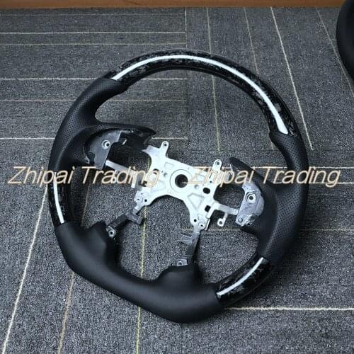 For Honda Odyssey Forged carbon fiber steering wheel Freely customizable