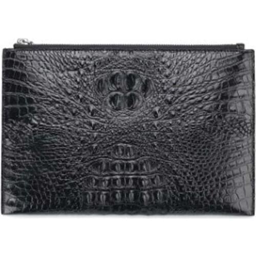 Dongou crocodile bag men Genuine crocodile leather leisure Men bags crocodile skull skin envelope bag men clutch bag