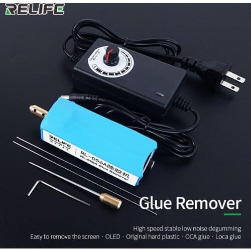 Relife RL-056A Electric Drill Speed Adjusting Glue Remover Tool For OCA Mobile Phone LCD Screen Adhesive Cold Light Clear Tools