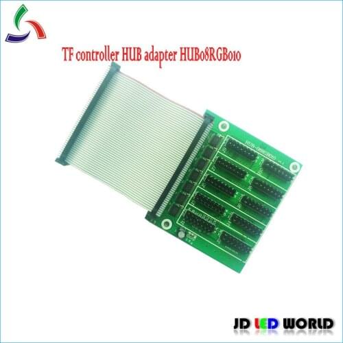 HUB08RGB010 TF full color led controller card TF-VTA02 HUB adapter board