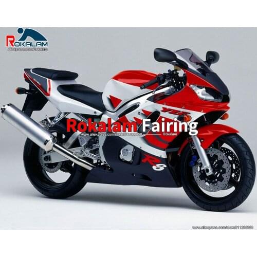 ABS Bodywork For Yamaha R6 1998 1999 2000 2001 2002 Black Red White Motorcycle Aftermarket Fairing Kit (Injection Molding)