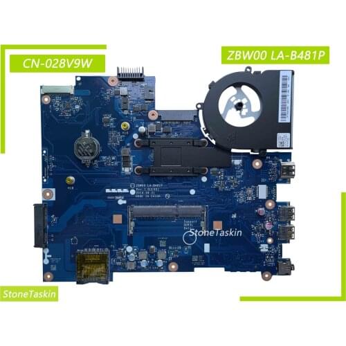 Best Value CN-028V9W for DELL INSPIRON 15 3531 Laptop Motherboard ZBW00 LA-B481P N2830 DDR3 100% Tested