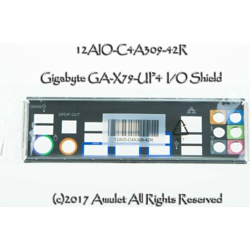 Original IO I/O Shield BackPlate Blende Bracket For GA-X79-UD3 X79-UP4 MOTHERBOARD